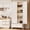1pc-White-71"H, variant on JHYKFG 32"Metal Bathroom Storage Cabinet,Freestanding Sideboard with 2 Adjustable Shelves for Small Spaces, Living Room, Hallway, Dining Room,Blue