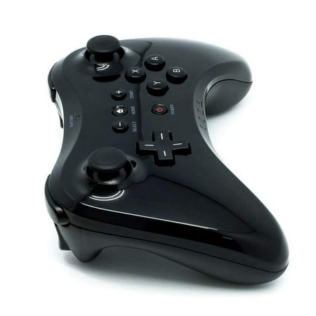 2PC W ireless Controller Gamepad Joypad Joystick Remote Black W ireless Controller for Nintendo Wii U Pro
