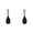 Black-2Pcs, variant on 9.2*2.7" Stainless Steel Silicone Rice Spoon, Non-Stick Rice Paddle with Hanging Hole, Heat-Resistant Rice Scoop for Mashed Potatoes, Nonstick Cooker Utensil, Kitchen Essential (Black)