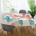 thumbnail image 3 of Yayeee Tablecloths 60" x 60" Rectangle Wrinkle Resistant Party Table Cover, Watercolor Butterflies, 3 of 8