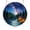 A002- Style B, variant on Acrylic Puzzle Suncatcher, Stained Glass Galaxy Forest Design, 1 Hanging Pendant, Window Wall Decoration for Home