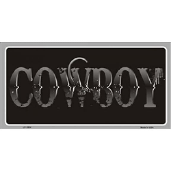 Cowboy License Plate