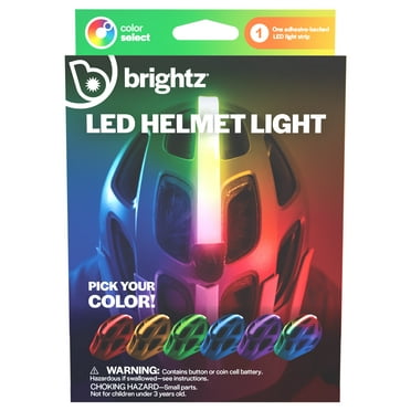 Brightz LED Helmet Light Color Select, 1.5 in x 4.63 in x 6.63 in, 1 Count