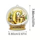 thumbnail image 3 of Adorno para Coche de Acrílico con 26 Letras de Cristal Amarillo, Colgante para Árbol de Navidad, Decoración Del Hogar, 3 of 3