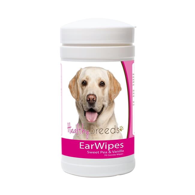 Healthy Breeds 840235150459 Labrador Retriever Ear Wipes