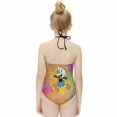 thumbnail image 4 of Cuphead Children's One-piece Swimwear Halterneck Swimsuit Summer Beach Girl's Bathing Suits Breathable Beachwear, 4 of 7