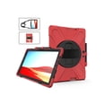 thumbnail image 1 of Microsoft Surface Pro X 13 inch Case Shockproof Protective Cover with Pen Holder Hand Strap Rotating Kickstand and Shoulder Strap, 1 of 7