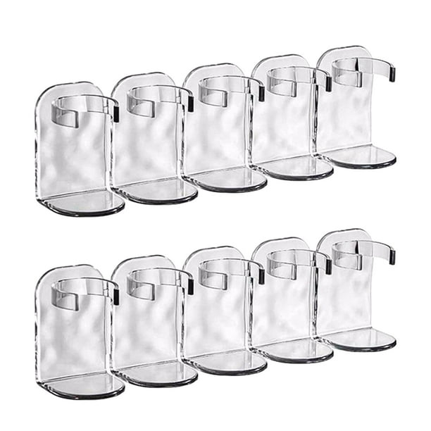 Advancent 2x organizador de ducha multifunción de Color transparente, baños pequeños, fácil de instalar, ancho Juegos de accesorios de baño Color transparente B