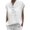 White, variant on Yuncity Linen Shirt Women Casual Solid V Neck Button Cotton Blend Short Sleeve Shirt Blouse Top S-2Xl