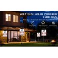 thumbnail image 3 of NO POOP AND PEE Sign with Solar Light for Home,Solar Yard Signs With Stakes,Pick Up After Your Dog Signs,Warning Sign With Aluminum Stake, No Dog Poop Signs For Yard, Keep Off Grass Sign,Outdoor Garde, 3 of 15