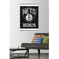 thumbnail image 2 of NBA Brooklyn Nets - Logo 15 Wall Poster with Push Pins, 22.375" x 34", 2 of 6