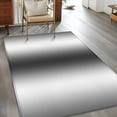 thumbnail image 3 of Dark Grey White Large Area Rugs for Bedroom Living Room, Soft Non Slip Carpet Bedside Rug, Farmhouse Ombre Color Modern Simple Rectangular Floor Cover Kitchen Accent Rug 4'x6' for Dining Room/Office, 3 of 9
