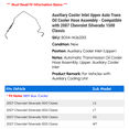 thumbnail image 2 of Auxiliary Cooler Inlet Upper Auto Trans Cooler Hose Assembly - Compatible with 2007 Chevy Silverado 1500 Classic, 2 of 2