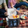 thumbnail image 5 of FORMRS Insulated Cooler Bag 24 Cans Capacity Soft Leakproof Lunch Box with Side Pockets, Window Space, 5 of 7