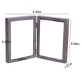 thumbnail image 3 of Recent Order Wooden Double Folding Photo Frame with Hd Glass Placed Vertically Tabletop Or Tabletop. Suitable As A Gift, 3 of 6