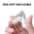 thumbnail image 7 of 6-Pack Baby Table Corner Guards - Soft Cushion Protectors for Furniture Edges and Child Safety at Home - Clear, 7 of 7