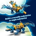 thumbnail image 5 of LEGO DREAMZzz Crocodile Submarine Building Toy for Boys & Girls - Pretend Play Set for Kids, Ages 8+, W/2 Build Options - Includes 3 Minifigures & Treasure Creature - Gift Idea for Birthdays - 71512, 5 of 8