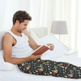 thumbnail image 5 of Logiee Christmas Holiday Bowling Print Pajama Pants for Men,Men’s Pajama Bottoms,Mens PJ Pants with Pockets & Button Fly-XX-Large, 5 of 6