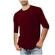 thumbnail image 1 of Tops para hombre, blusas y camisas de manga corta con cuello redondo para hombre, moda masculina, ropa deportiva para el hogar, pijamas, camisetas de color liso, blusa deportiva para hombre, poliéster, 1 of 5