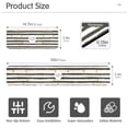 thumbnail image 3 of Yayeee Faucet Mat for Kitchen Sink 14.7" Diatomite Long Splash Guard Pad, Black Stripes, 2 Pack, 3 of 7