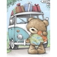 thumbnail image 1 of Punto de cruz completo 11CT algodón DIY Van Bear hecho a mano manualidades de costura estampadas Hugtrwg Para estrenar, 1 of 9