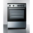 thumbnail image 5 of 24" wide smooth top electric range in slide-in style, with stainless steel manifold, storage drawer, and large oven window, 5 of 5