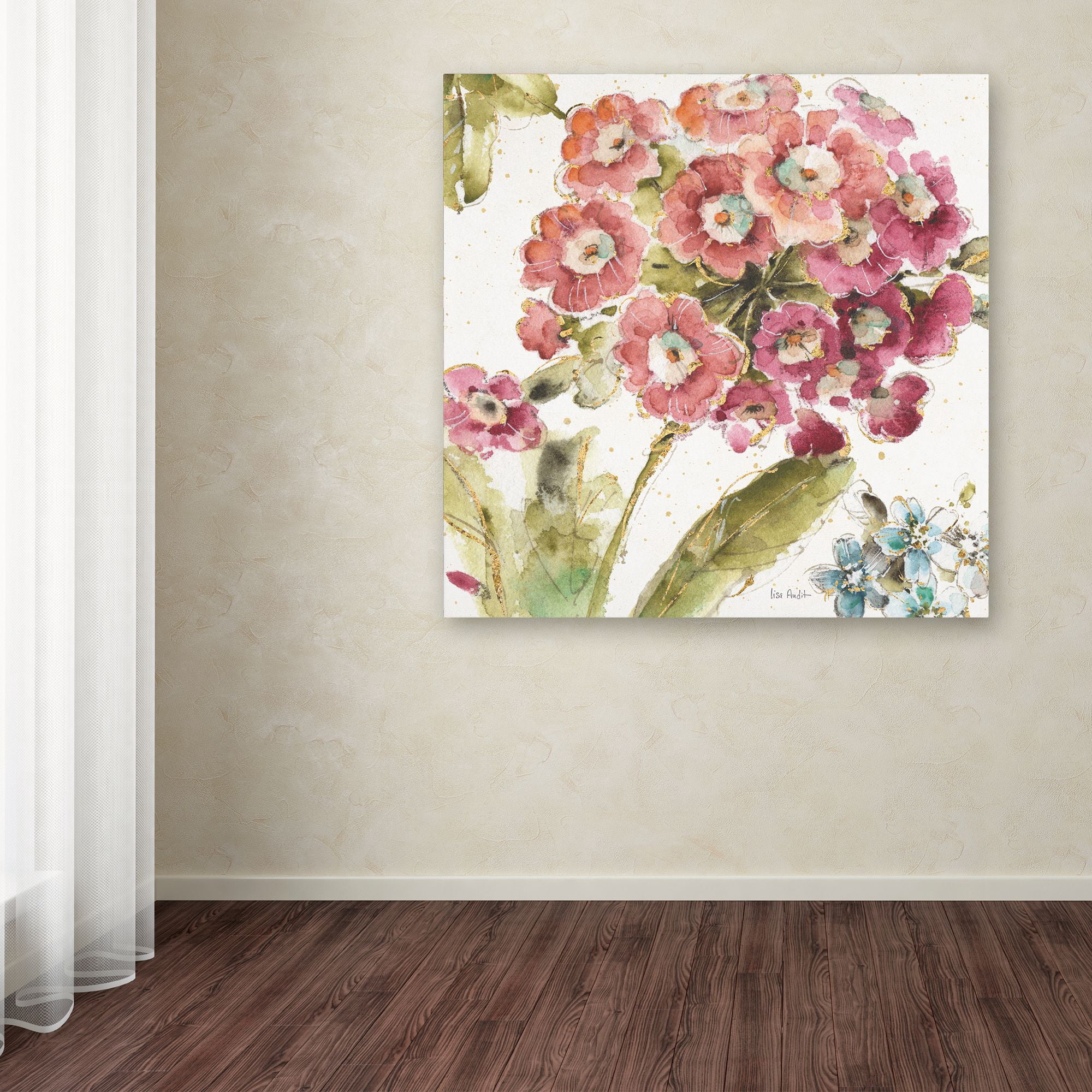 Trademark Fine Art 'Country Bloom IV' Canvas Art by Lisa Audit