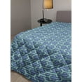 thumbnail image 2 of Ethnic Down Alternative Comforter, Shells Bohemian Style Inspired Traditional Eastern Folk Design, Microfiber Quilt for All Season, 5 Sizes, Mustard Coral Turquoise, by Ambesonne, 2 of 3