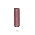 thumbnail image 2 of Billuyoard Decoración de diamantes de imitación, frasco de vacío de 500ML, botella portátil, taza aislada de acero inoxidable, botellas de agua, vasos, Teteras Rojo Billuyoard HA071541-01B, 2 of 6