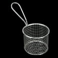 thumbnail image 2 of Chips Holder,Stainless Steel Round Dessert Fries Chip Basket Fruit Food Container Holder Kitchen Tool, 2 of 8