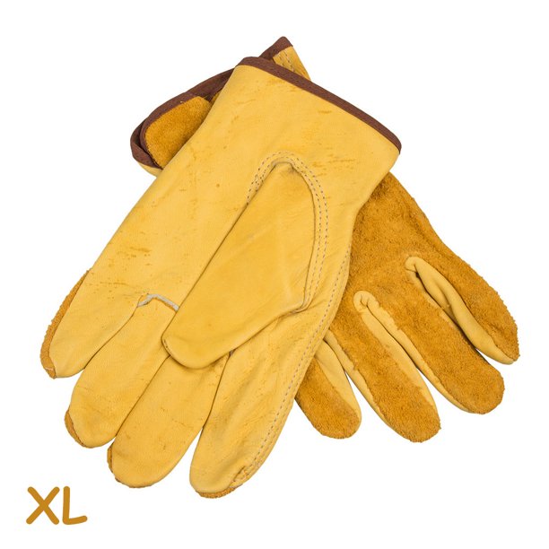 Guantes de jardinería antideslizantes a prueba de espinas guantes de trabajo de cuero con protección de manos antipinchazos 1 par Kearding HA5715-03B