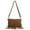 Light Brown, variant on FUEENIRVA Women Crossbody Purse Fringe Purse Polyester 1Set Storage Holder
