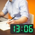 thumbnail image 4 of thinsony Numérique Électronique Réveil Snooze USB Grand Écran Gradateur Calendrier Vert, 4 of 9