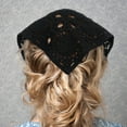 thumbnail image 4 of pañuelos para el pelo para mujer, bandana de ganchillo, diadema de ganchillo, pañuelo para el pelo, pañuelo para la cabeza de ganchillo, bandana de ganchillo, accesorios para el cabello, 4 of 7