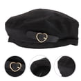 thumbnail image 4 of Elegante gorro de invierno para mujer, gorro de invierno, boina, gorro cálido, boina vintage., 4 of 7