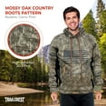 thumbnail image 3 of TrailCrest by Treel Men's Mossy Oak Hoodie Sweatshirt - Comfortable Stylish Jacket for Outdoor Activities, Hunting and Casual Wear, Country Roots Camo & Black, 4X, 3 of 8