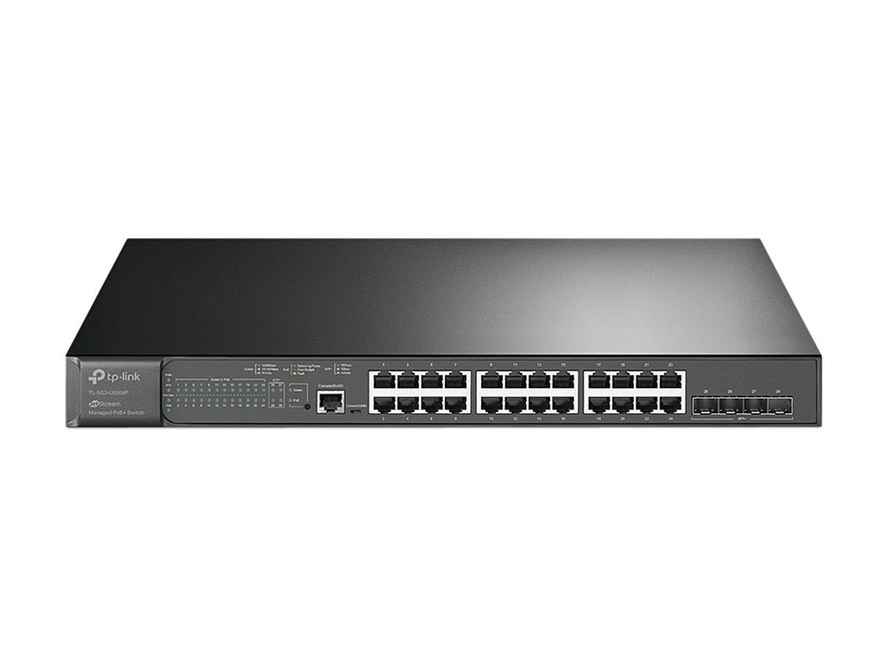 TP-Link JetStream 24-Port Managed 4xSFP Ethernet Switch TLSG3428XMP