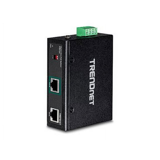 TRENDnet TI-SG104 - Répartiteur PoE (Montage sur rail DIN) - 95 Watts - Connecteurs de Sortie : 1 - Conforme TAA