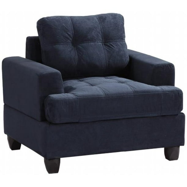 Nova Furniture Group NF510AC Living Room Chair, Navy Blue Walmart