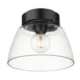 thumbnail image 2 of Golden Lighting Remy 1-light Flush Mount in Matte Black, 2 of 3