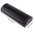 thumbnail image 4 of Portable Sunglasses Storage Box Sunglasses Case Simple Leather Sunglasses Storage Case (Black), 4 of 8
