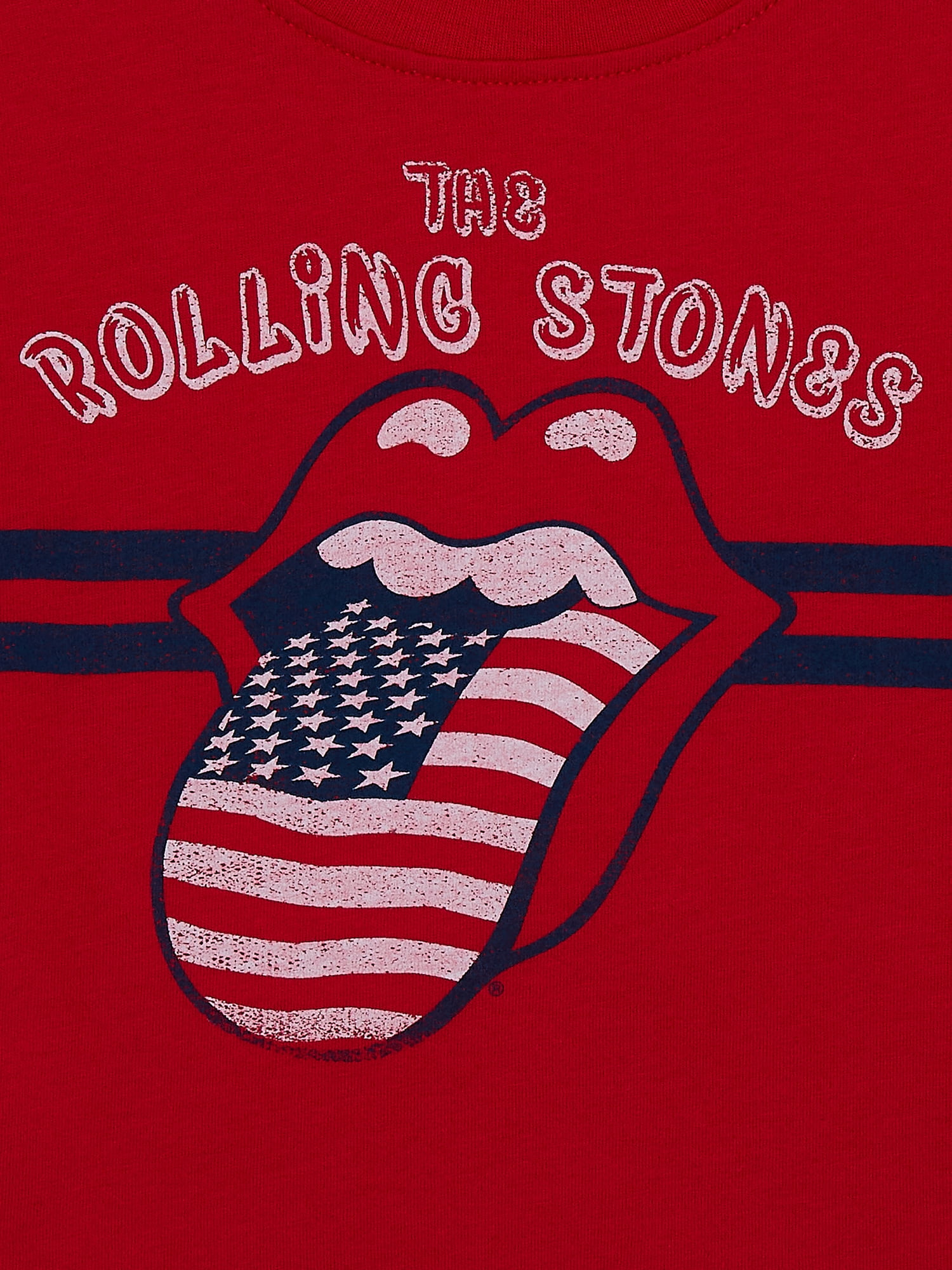 The Rolling Stones Toddler Boys or Girls Short Sleeve Americana Crewneck T-Shirt, Sizes 12M-5T