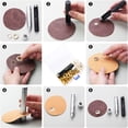 thumbnail image 4 of Kit De Ojales Con Ojales, Fácil Instalación Prevención De óxido Kit De Ojales De Cuero De 8 Mm Para Reparación De Zapatos, 4 of 7