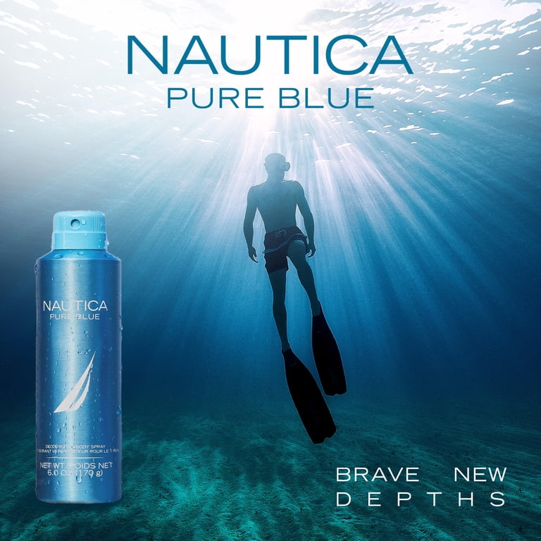 Nautica Pure Blue Deo Body Spray, 6 oz photo 2