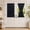 Black, variant on Front Door Window Curtains Door Curtain Side Panels 54 by 40 Inch Window Drapes , 1 Panel
