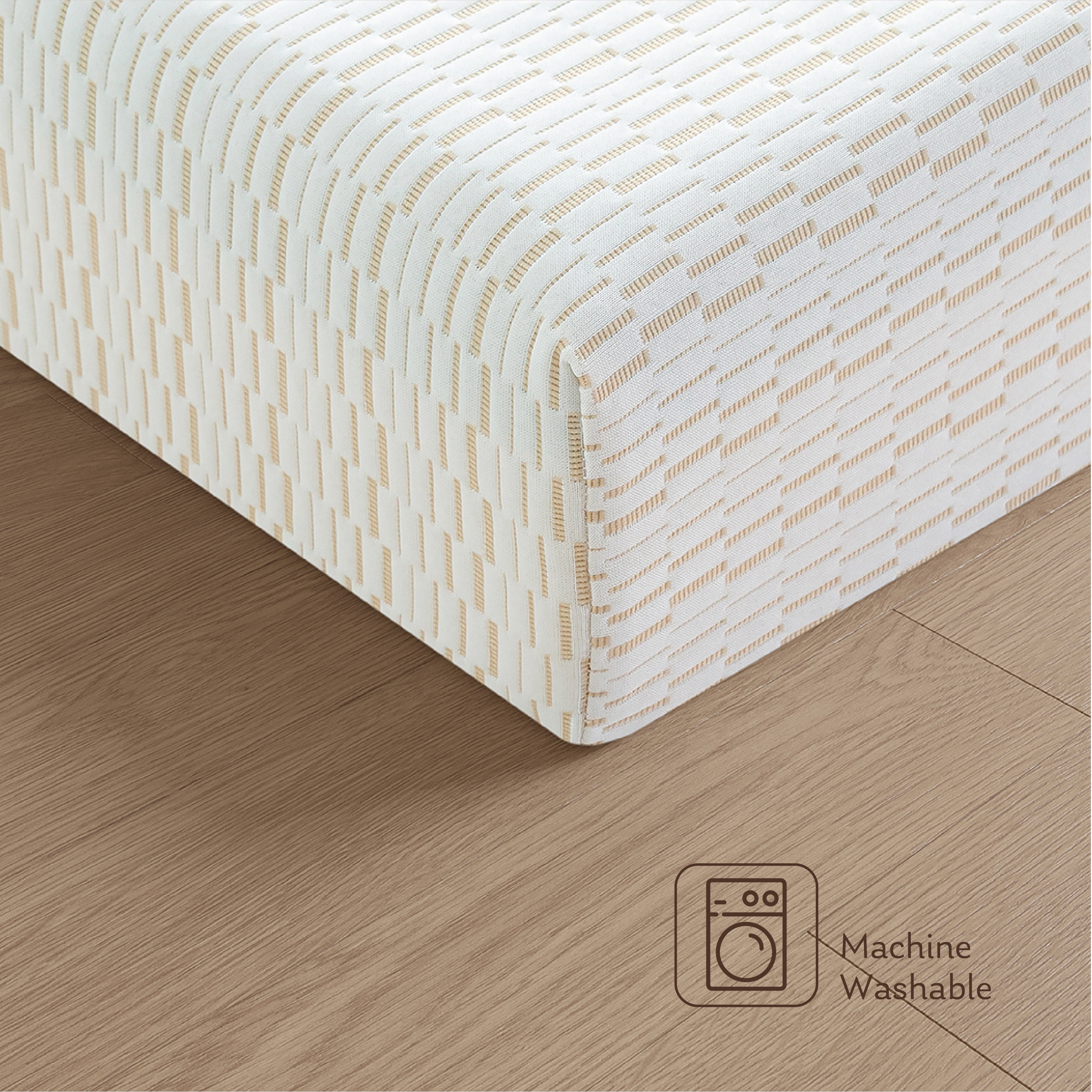 EGOHOME 4 inch Tri-Folding Memory Foam Twin Mattress, Portable Guest Bed in a Box