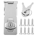 thumbnail image 2 of No Deformation Hasp Lock, Stable Keyed Hasp Lock,  Hasp, for Furniture Household Home Family, 2 of 8