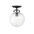 thumbnail image 2 of Trade Winds Nicole Semi-Flush Mount Ceiling Light in Oil Rubbed Bronze, 2 of 4