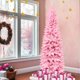 thumbnail image 5 of Árbol de Navidad TURNMEON, artificial, preiluminado, 6 pies, rosa con 240 LED, 5 of 6