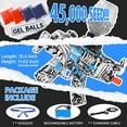 thumbnail image 2 of Blaster de Gel Splatter Eléctrico XINHOME con 45000 Cuentas de Gel de Agua y Gafas Azul, 2 of 2